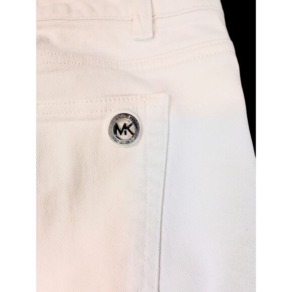 Michael Kors jeans Women’s Size 14 White Skinny Retro 28"Inseam Classy - Picture 4 of 8